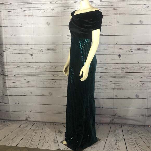 NWT Miss Ord Sleeveless Off Shoulder Mermaid Sexy Evening Dress WY003 size large - Picture 7 of 12